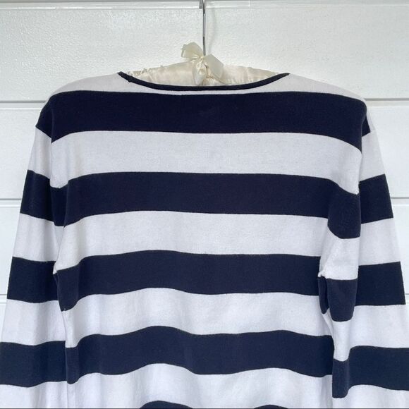 Jones New York Women’s Striped Crew Neck Sweater Size Medium - Picture 6 of 9